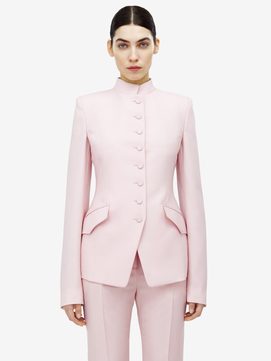 ALEXANDER MCQUEEN - Single-breasted Buttoned Jacket - Item 838952QJAEK5009